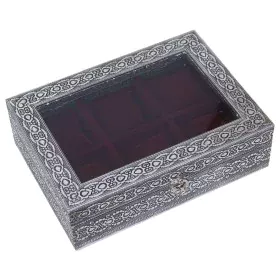 Custodia per orologi Alexandra House Living Nero Argentato Metallo 20 x 28 x 20 cm di Alexandra House Living, Cofanetti - Rif...