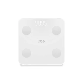 Báscula Digital de Baño SPC ATENEA FIT 3 Blanco Cristal Templado 180 kg 50 x 50 x 28 cm de SPC, Básculas - Ref: S0236052, Pre...