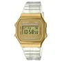 Reloj Unisex Casio VINTAGE COLLECTION - TRANSPARENT BAND - GOLD de Casio, Relojes de pulsera - Ref: S0386788, Precio: 52,84 €...