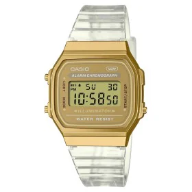 Montre Unisexe Casio VINTAGE COLLECTION - TRANSPARENT BAND - GOLD de Casio, Montres bracelet - Réf : S0386788, Prix : 52,84 €...