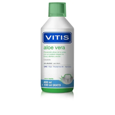 Bain de Bouche Vitis Menthe Aloe Vera 500 ml de Vitis, Bains de bouche - Réf : S05115426, Prix : 10,83 €, Remise : %