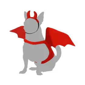 Dog Costume Male Demon Size M by BigBuy Pets, Fancy dress costumes - Ref: S1135280, Price: 9,87 €, Discount: %