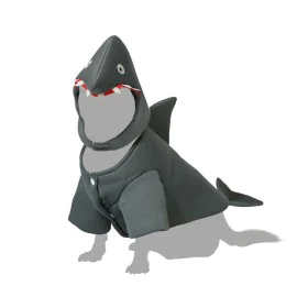 Dog Costume Size L Shark by BigBuy Pets, Fancy dress costumes - Ref: S1136181, Price: 10,10 €, Discount: %