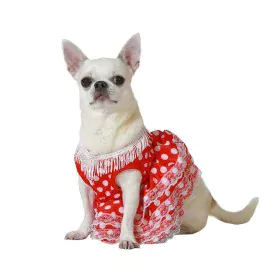 Dog Costume Size S Flamenco Dancer by BigBuy Pets, Fancy dress costumes - Ref: S1136191, Price: 10,50 €, Discount: %