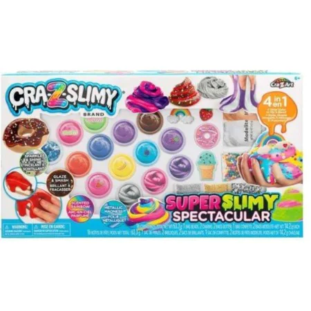 Slime Colorbaby Cra-Z-Slimy 4 en 1 Lot de Colorbaby, Pâte à modeler - Réf : S2432508, Prix : 25,30 €, Remise : %