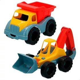 Set de jouets de plage Colorbaby 26 cm Pelleteuse Camion 2 Pièces de Colorbaby, Jouets de sable et de plage - Réf : S2434783,...