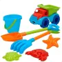 Conjunto de brinquedos de praia Colorbaby 18 cm Camião 7 Peças de Colorbaby, Brinquedos para caixas de areia e praia - Ref: S...