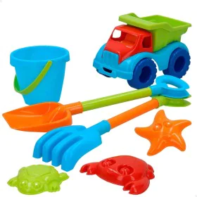 Set di giocattoli per il mare Colorbaby 18 cm Camion 7 Pezzi di Colorbaby, Giocattoli per sabbia e da spiaggia - Rif: S243482...