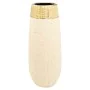 Blumenvase Romimex Beige Gold Porzellan 17 x 40 x 17 cm von Romimex, Vasen - Ref: D1628664, Preis: 61,70 €, Rabatt: %