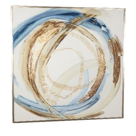 Canvas Romimex polystyrene MDF Wood Abstract 90 x 90 x 3 cm by Romimex, Prints on Canvas - Ref: D1628707, Price: 82,82 €, Dis...