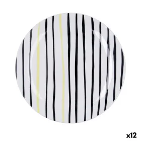 Assiette plate Bidasoa Zigzag Multicouleur Céramique Ø 26,5 cm (12 Unités) de Bidasoa, Plats et plateaux - Réf : S2711370, Pr...