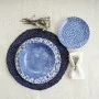 Conjunto de Louça Bidasoa Aquilea Azul Cerâmica 18 Peças de Bidasoa, Louças combinadas - Ref: S2711477, Preço: 39,81 €, Desco...