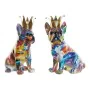 Statua Decorativa DKD Home Decor 18,5 x 11,5 x 23,5 cm Multicolore Cane (2 Unità) di DKD Home Decor, Soprammobili - Rif: S301...