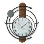 Orologio da Parete DKD Home Decor Nero Ferro Legno MDF (60 x 4.5 x 60 cm) di DKD Home Decor, Orologi da parete - Rif: S302670...