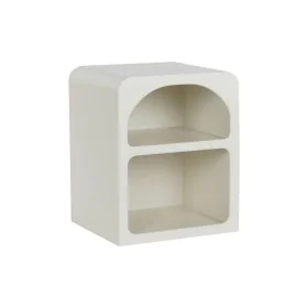 Mesa de Cabeceira DKD Home Decor Branco Abeto Madeira MDF 45 x 40 x 55 cm de DKD Home Decor, Mesinhas de cabeceira - Ref: S30...