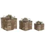 Decorazione Natalizia DKD Home Decor Naturale 25 x 25 x 25 cm (3 Pezzi) di DKD Home Decor, Natale - Rif: S3052274, Prezzo: 63...