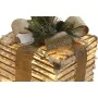 Weihnachtsschmuck DKD Home Decor Weiß Gold natürlich 25 x 25 x 25 cm (3 Stücke) von DKD Home Decor, Weihnachten - Ref: S30522...