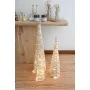 Adorno Navideño DKD Home Decor Blanco Dorado Natural 20 x 20 x 80 cm (3 Piezas) de DKD Home Decor, Navidad - Ref: S3052279, P...