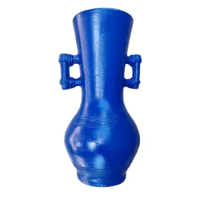 Florero Romimex Azul Cobalto Cerámica 20 x 40 x 22 cm Con asas de Romimex, Jarrones - Ref: D1628723, Precio: 76,35 €, Descuen...