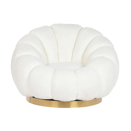 Fauteuil Home ESPRIT Blanc Métal 98 x 97 x 69 cm de Home ESPRIT, Chaises - Réf : S3056024, Prix : 425,15 €, Remise : %