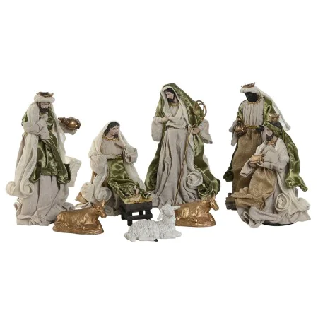 Belén de Navidad Home ESPRIT Verde Beige 20 x 15 x 30 cm (9 Piezas) de Home ESPRIT, Navidad - Ref: S3058475, Precio: 88,14 €,...