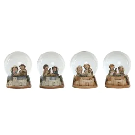 Crèche de Noël Home ESPRIT Multicouleur Résine Aluminium Verre 8 x 8 x 10 cm (4 Unités) de Home ESPRIT, Noël - Réf : S3058507...