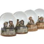 Crèche de Noël Home ESPRIT Multicouleur Résine Aluminium Verre 8 x 8 x 10 cm (4 Unités) de Home ESPRIT, Noël - Réf : S3058507...