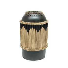 Vase Romimex Noir Naturel Céramique Fibre naturelle 27 x 40 x 27 cm de Romimex, Vases - Réf : D1628751, Prix : 129,25 €, Remi...