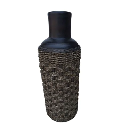 Vaso da pavimento Romimex Marrone Rattan Terracotta 25 x 100 x 25 cm di Romimex, Vasi - Rif: D1628759, Prezzo: 252,12 €, Scon...