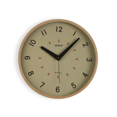 Orologio da Parete Versa Beige Plastica 4 x 30 x 30 cm di Versa, Orologi da parete - Rif: S3412955, Prezzo: 11,83 €, Sconto: %