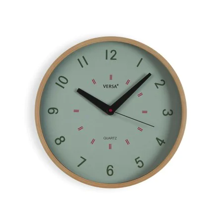 Wall Clock Versa Green Plastic 4 x 30 x 30 cm by Versa, Wall Clocks - Ref: S3412956, Price: 12,33 €, Discount: %