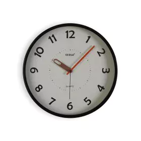 Wall Clock Versa Black Plastic 4 x 30 x 30 cm by Versa, Wall Clocks - Ref: S3412958, Price: 12,33 €, Discount: %