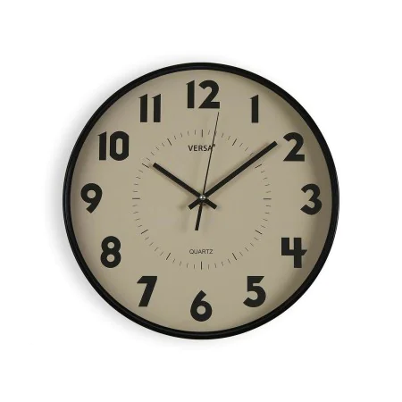 Wall Clock Versa Beige Plastic 4 x 30 x 30 cm by Versa, Wall Clocks - Ref: S3412960, Price: 11,83 €, Discount: %