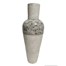 Floor vase Romimex White Grey Terracotta 34 x 100 x 34 cm by Romimex, Vases - Ref: D1628785, Price: 171,00 €, Discount: %