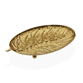 Centerpiece Versa Golden Sheet 15,5 x 1,8 x 25 cm by Versa, Ornaments - Ref: S3412976, Price: 8,34 €, Discount: %