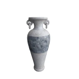 Vaso da pavimento Romimex Bianco Grigio Terracotta 32 x 80 x 32 cm Con manici di Romimex, Vasi - Rif: D1628788, Prezzo: 147,6...