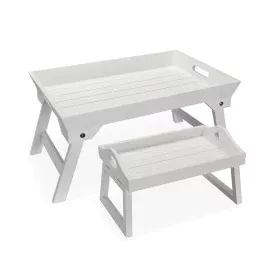 Juego de Bandejas Versa Blanco Madera MDF 32 x 24 x 48 cm de Versa, Platos y fuentes - Ref: S3413095, Precio: 27,27 €, Descue...