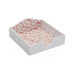 Porte-serviettes Versa Amore Bois 18 x 7 x 18 cm de Versa, Ronds et porte-serviettes - Réf : S3413132, Prix : 8,18 €, Remise : %