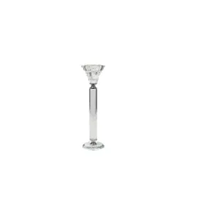 Candleholder Romimex Transparent Glass 6 x 18 x 6 cm by Romimex, Candelabras and candle holders - Ref: D1628807, Price: 10,41...