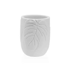 Portaspazzolini da Denti Versa Palm Bianco Resina 7 x 9 x 7 cm di Versa, Supporti e distributori - Rif: S3413244, Prezzo: 7,3...