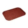 Tray Versa Serpentine Red Metal 32 x 1,5 x 34 cm by Versa, Plates and dishes - Ref: S3413407, Price: 5,00 €, Discount: %