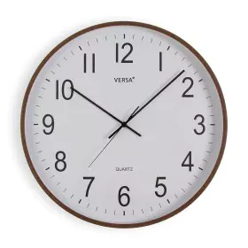 Horloge Murale Versa Plastique Quartz Bois MDF 5,2 x 50 x 50 cm de Versa, Pendules murales - Réf : S3413470, Prix : 37,89 €, ...