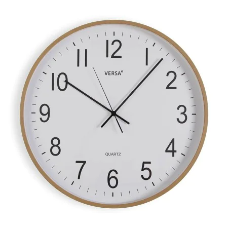 Horloge Murale Versa Plastique Quartz Bois MDF 5,2 x 50 x 50 cm de Versa, Pendules murales - Réf : S3413471, Prix : 37,89 €, ...