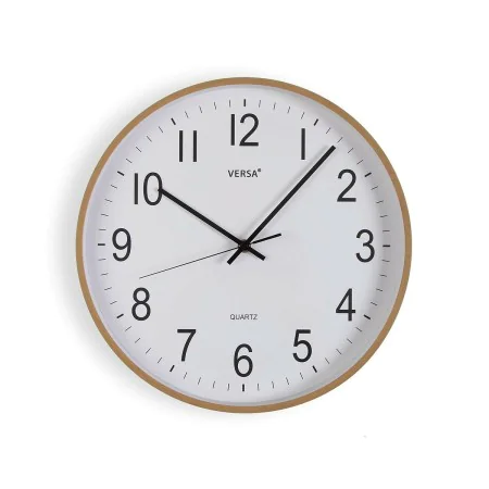 Wall Clock Versa Plastic Quartz MDF Wood 5 x 35 x 35 cm by Versa, Wall Clocks - Ref: S3413475, Price: 19,66 €, Discount: %