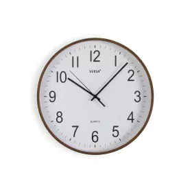 Wall Clock Versa Plastic Quartz MDF Wood 4 x 30 x 30 cm by Versa, Wall Clocks - Ref: S3413476, Price: 15,44 €, Discount: %