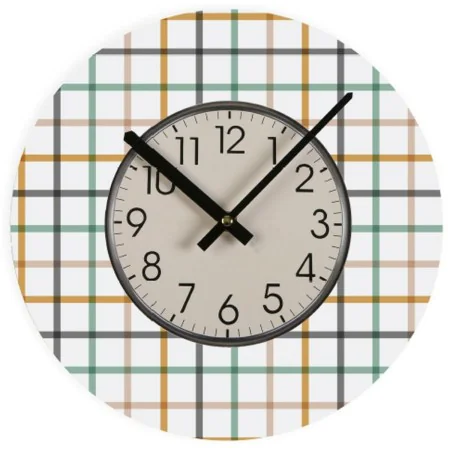 Wall Clock Versa Peter Wood 4 x 30 x 30 cm by Versa, Wall Clocks - Ref: S3413650, Price: 7,66 €, Discount: %