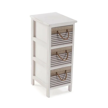 Chest of drawers Versa Tabo Textile Paolownia wood 32 x 63 x 26 cm by Versa, Chest of Drawers - Ref: S3413667, Price: 44,14 €...