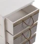 Chest of drawers Versa Tabo Textile Paolownia wood 29 x 58 x 40 cm by Versa, Chest of Drawers - Ref: S3413669, Price: 64,61 €...