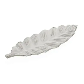 Centro de Mesa Versa Blanco Hoja 16,5 x 3,5 x 50 cm de Versa, Adornos - Ref: S3413706, Precio: 6,79 €, Descuento: %