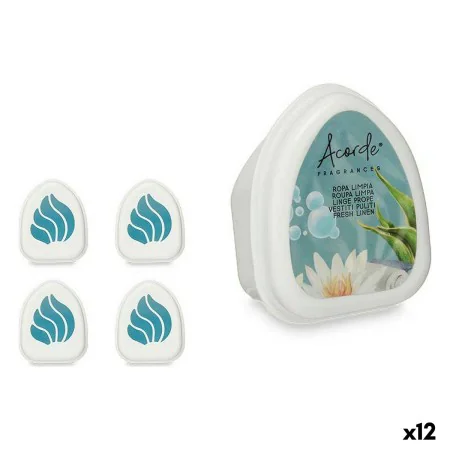 Air freshener set Clean Clothes 50 g (12 Units) by Acorde, Fragrant Room Sprays - Ref: S3626857, Price: 19,36 €, Discount: %